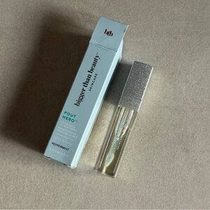 Bigger Than Beauty Pout Hero Liquid Balm Peppermint Hydrating Lip Treatment